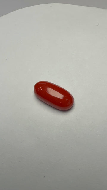 Red Coral 5.51 carat COR-91 front view