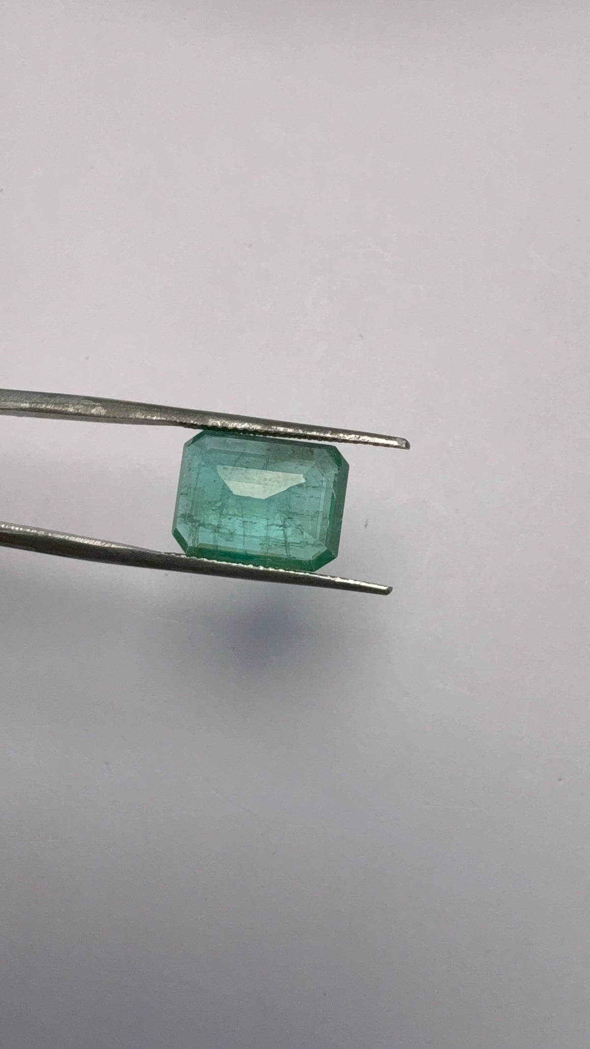 Emerald 5.17 carat EMER-105 angled view