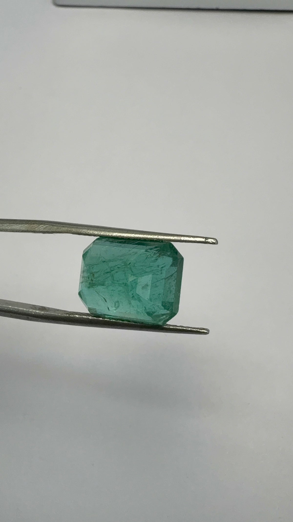 Emerald 8.38 carat EMER-123 reverse view