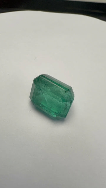 Emerald 7.72 carat EMER-125 front view