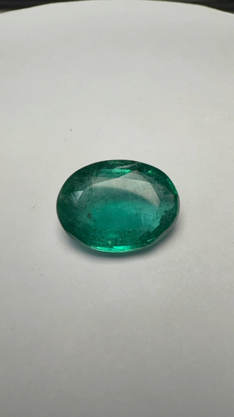 Emerald – 4.85 Carat – Zambia – Oval