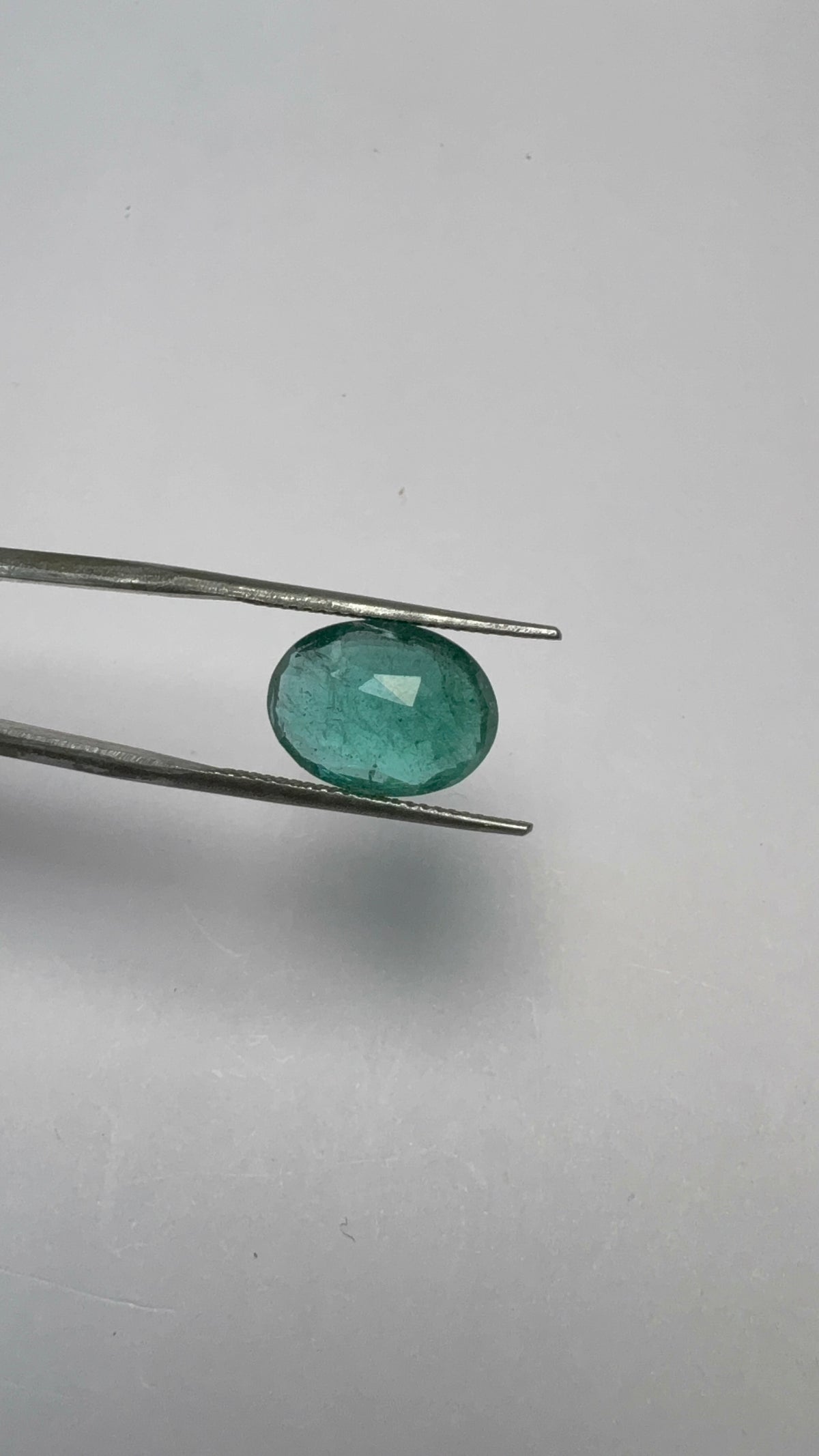 Emerald 4.85 carat EMER-129 angled view