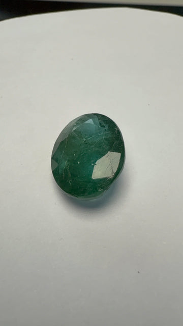 Emerald 5.66 carat EMER-13 front view