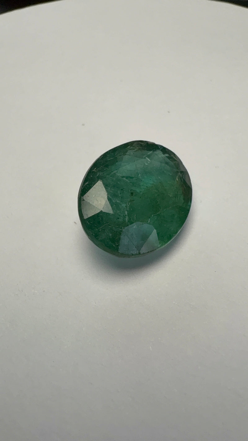 Emerald – 5.66 Carat – Zambia – Oval