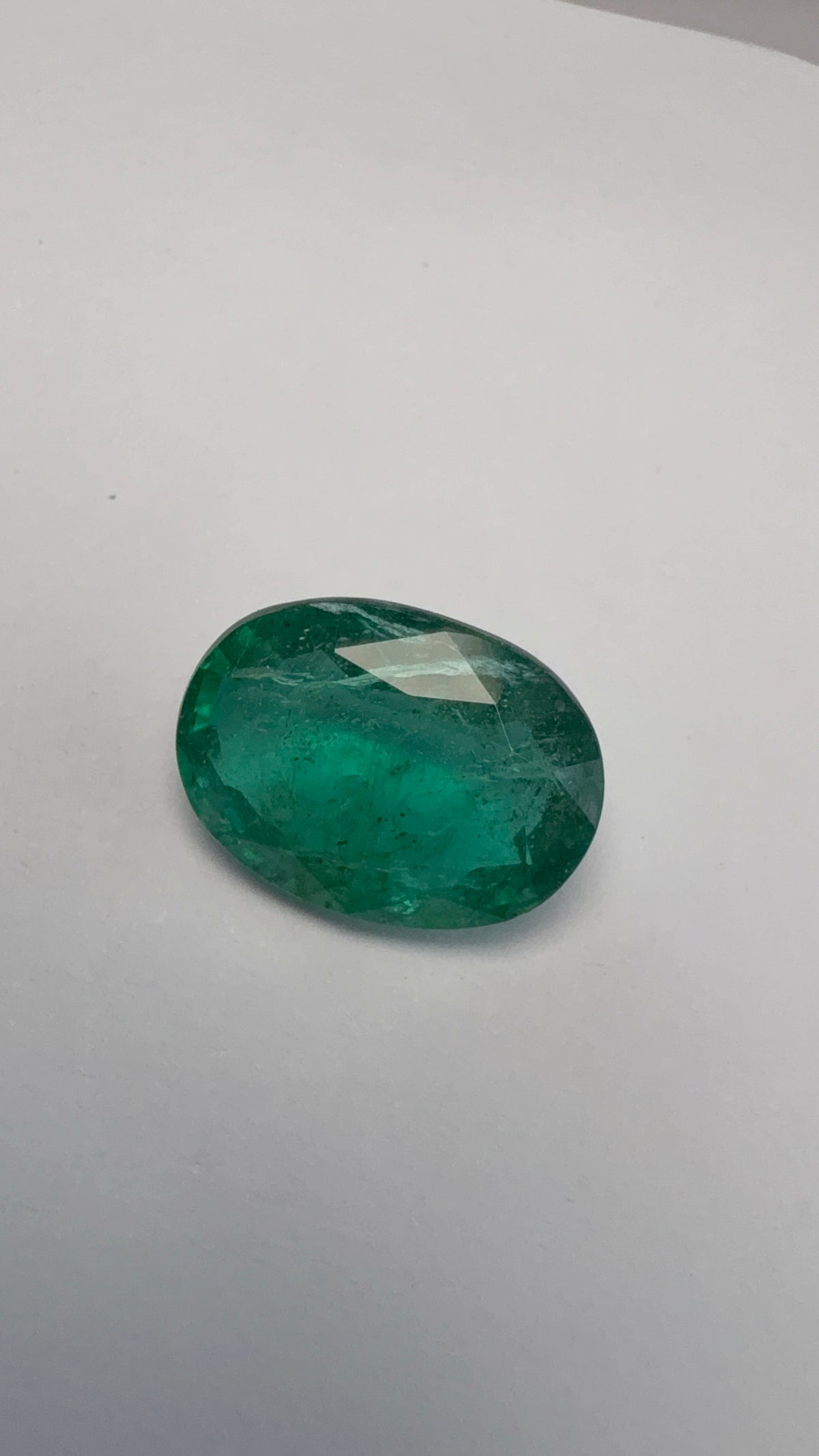 Emerald 7.17 carat EMER-133 reverse view