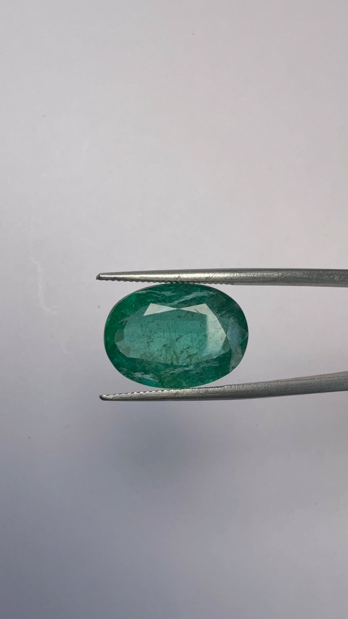 Emerald 7.17 carat EMER-133 side view