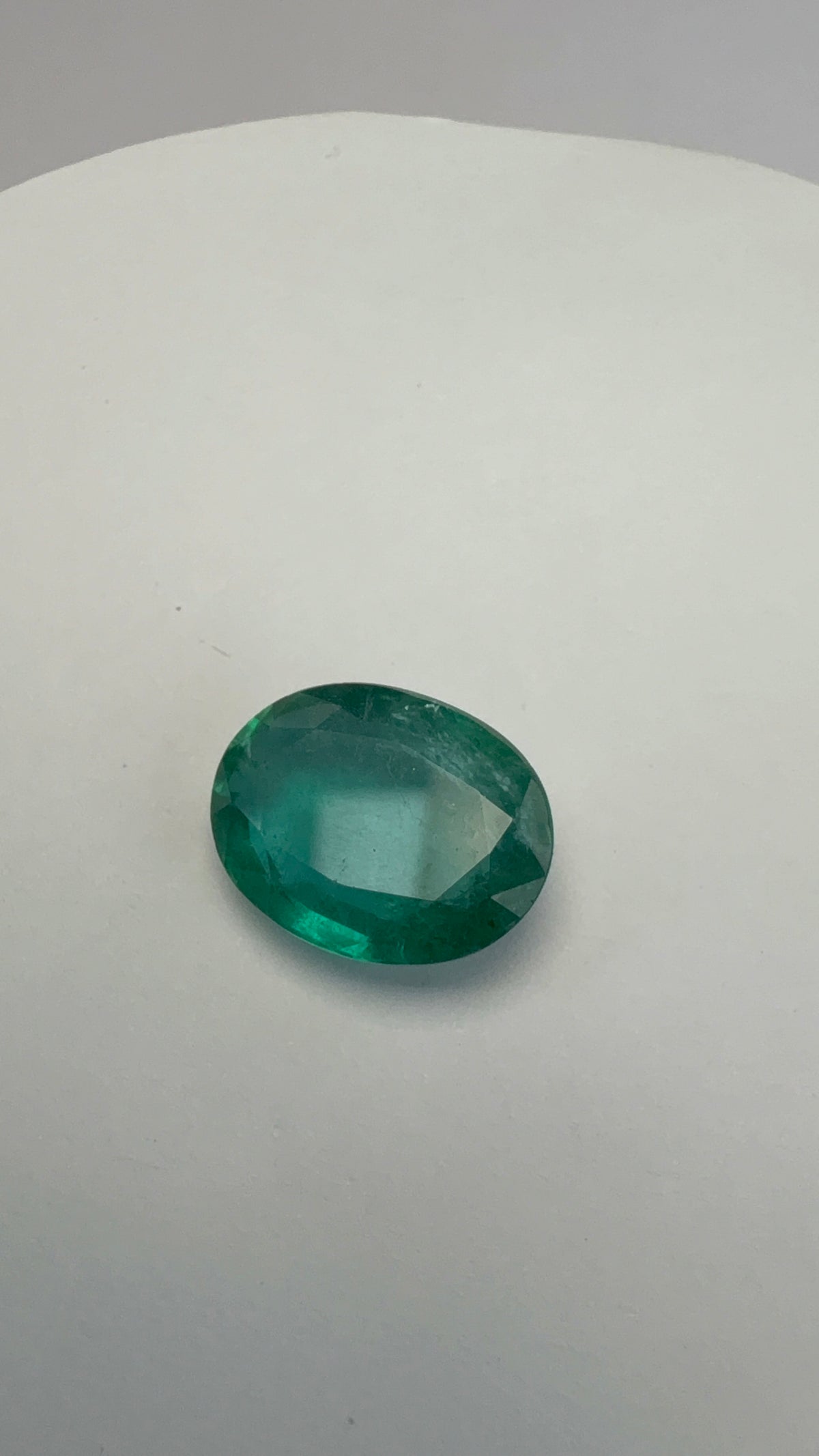 Emerald 8.24 carat EMER-135 front view