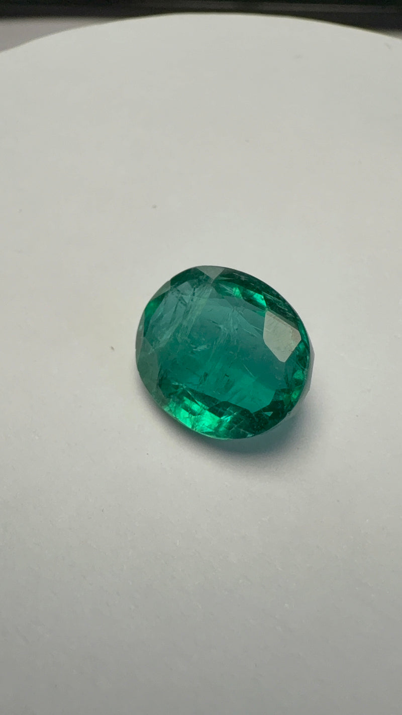 Emerald – 5.75 Carat – Zambia – Oval
