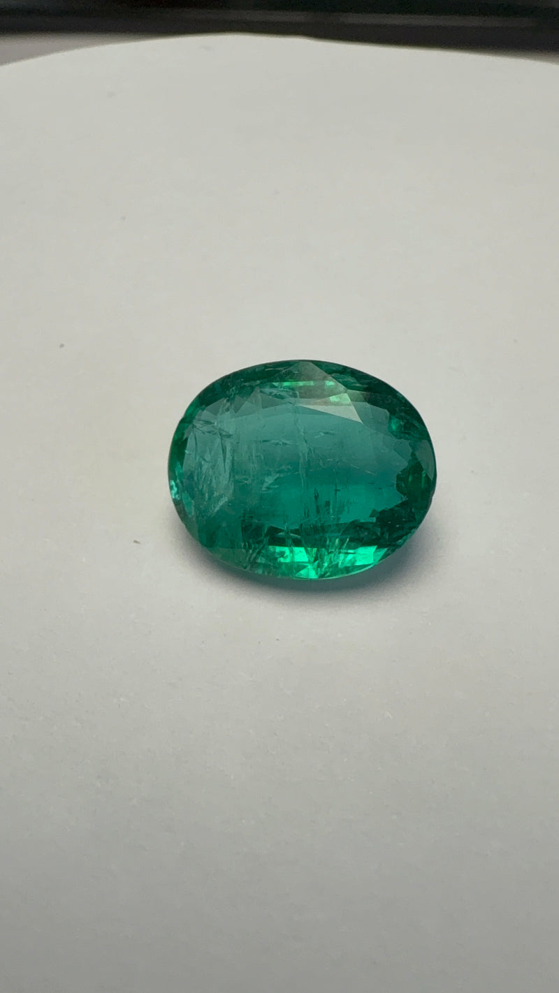 Emerald – 5.75 Carat – Zambia – Oval