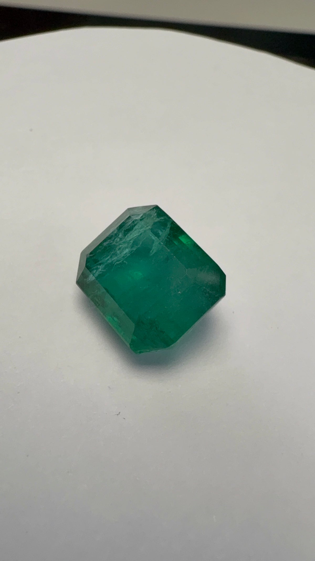 Emerald 6.38 carat EMER-137 front view