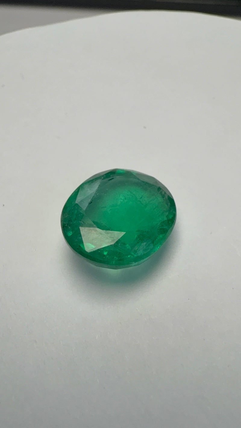 Emerald – 5.77 Carat – Zambia – Oval