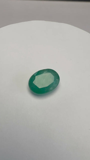 Emerald 8.35 carat EMER-145 front view