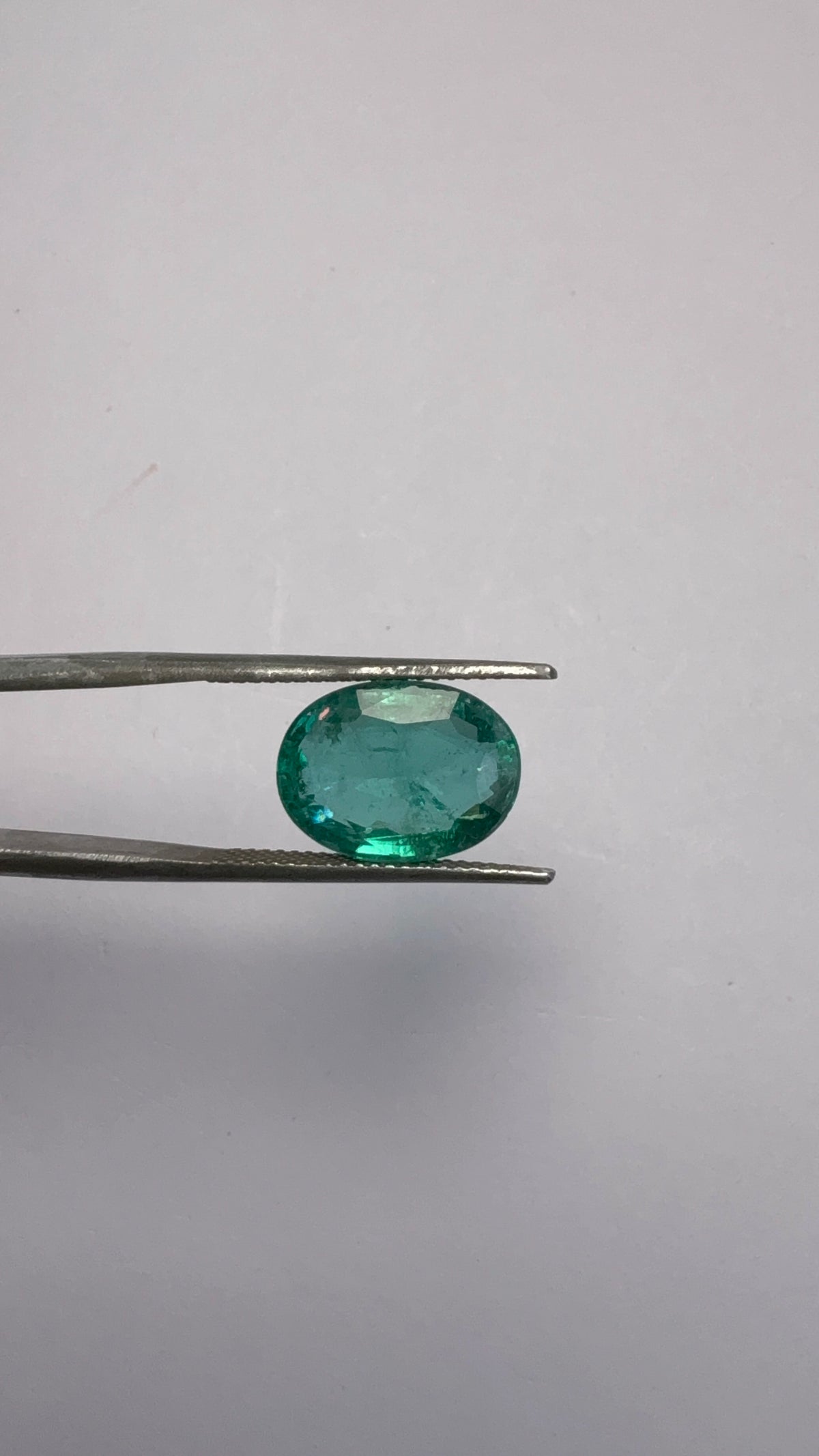Emerald 5.24 carat EMER-174 angled view