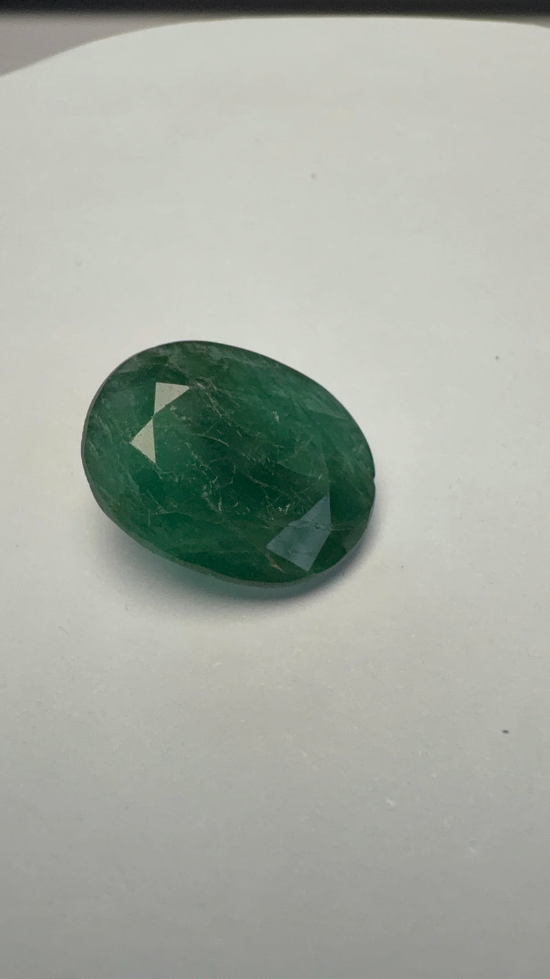Emerald – 5.91 Carat – Zambia – Oval