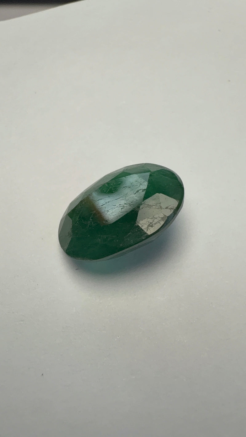 Emerald – 5.91 Carat – Zambia – Oval