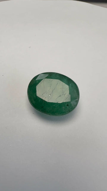 Emerald 7.02 carat EMER-221 front view
