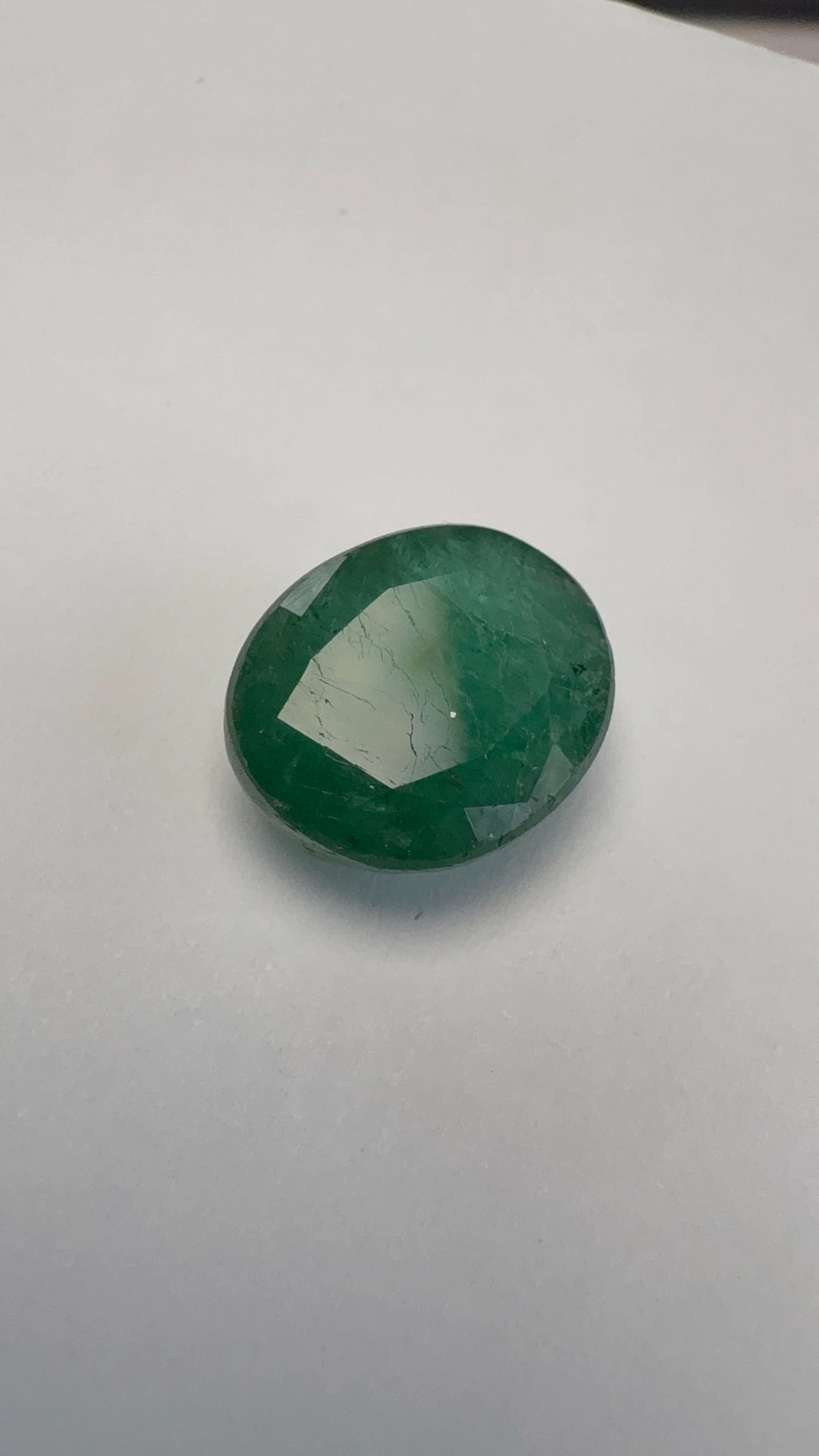 Emerald 7.02 carat EMER-221 close view