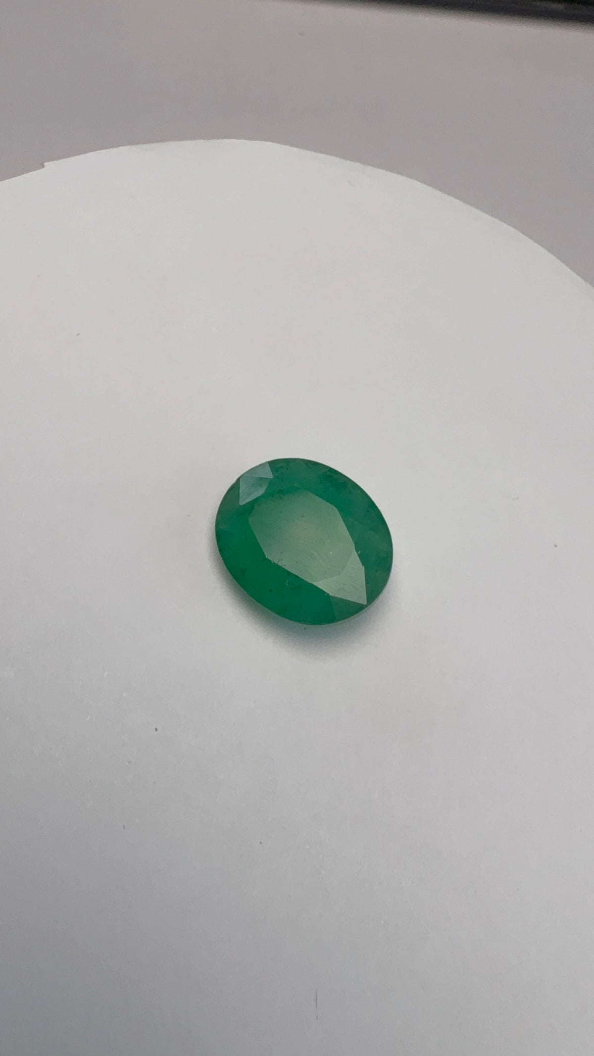 Emerald 7.75 carat EMER-27 front view
