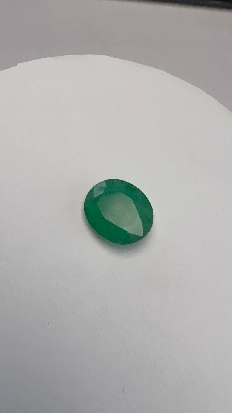 Emerald – 7.75 Carat – Zambia – Oval