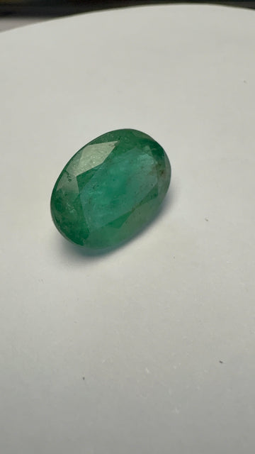 Emerald 5.88 carat EMER-3 front view