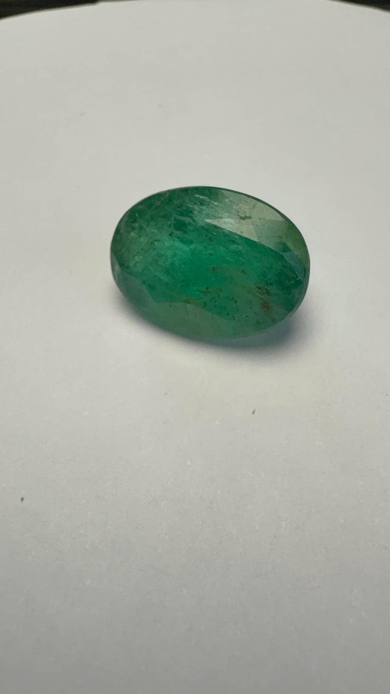 Emerald – 5.88 Carat – Zambia – Oval