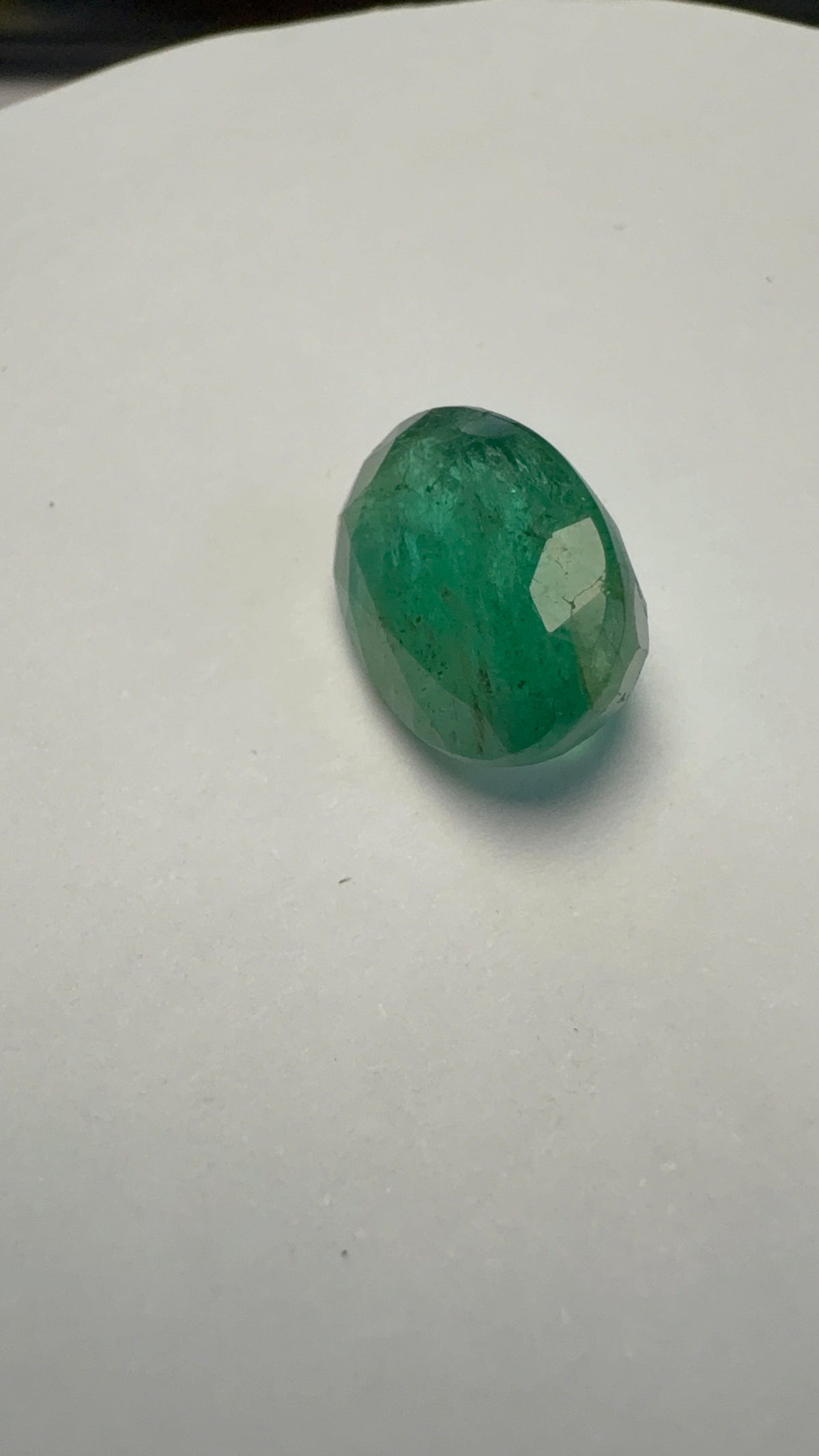 Emerald 5.88 carat EMER-3 angled view