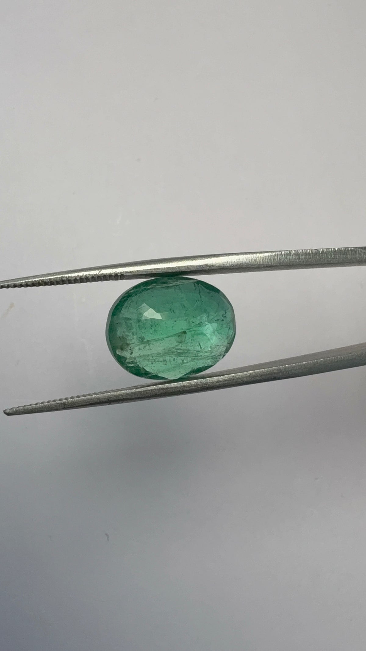 Emerald 6.28 carat EMER-33 angled view