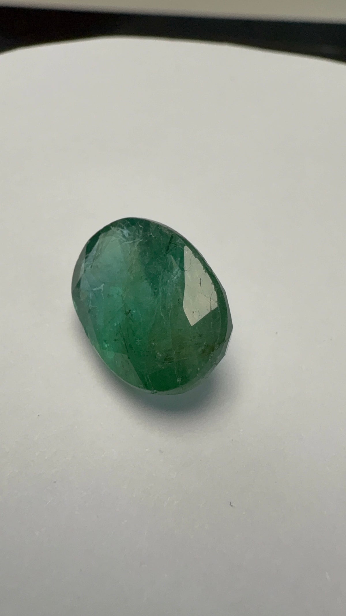 Emerald 5.69 carat EMER-36 front view
