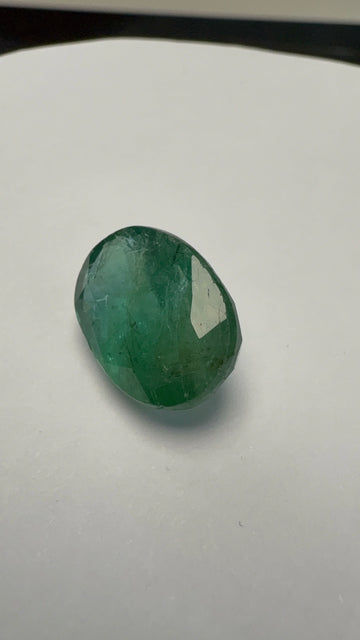 Emerald 5.69 carat EMER-36 front view