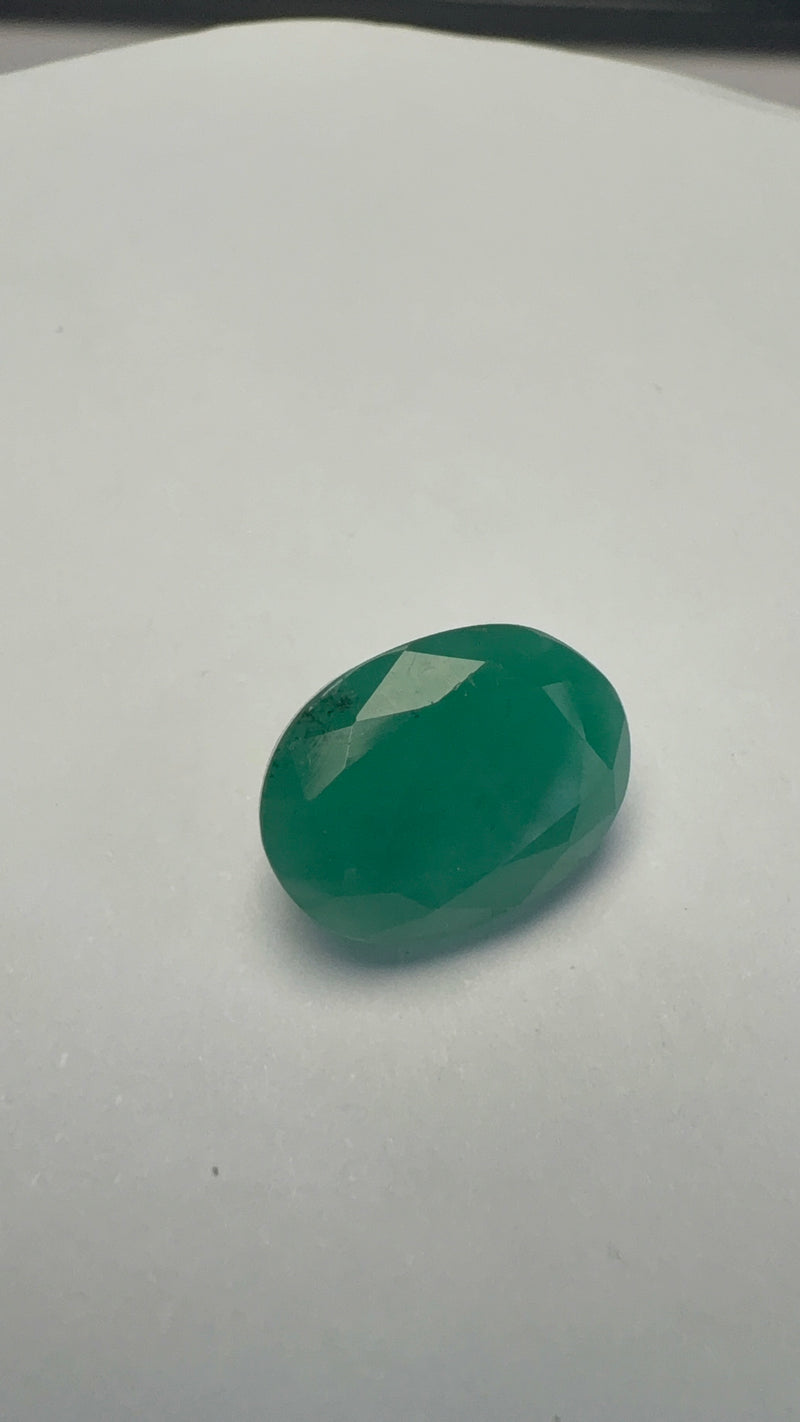 Emerald – 5.18 Carat – Zambia – Oval