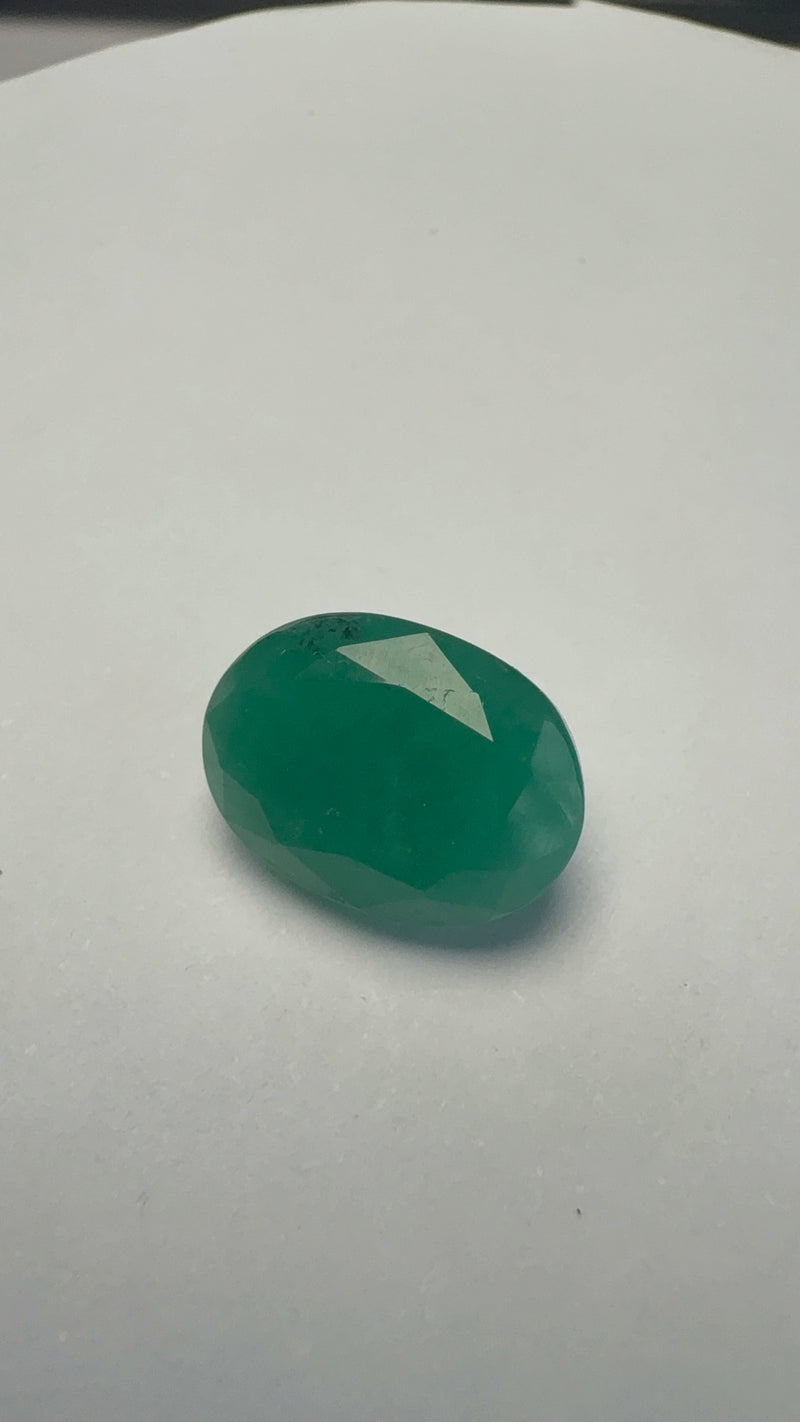 Emerald – 5.18 Carat – Zambia – Oval