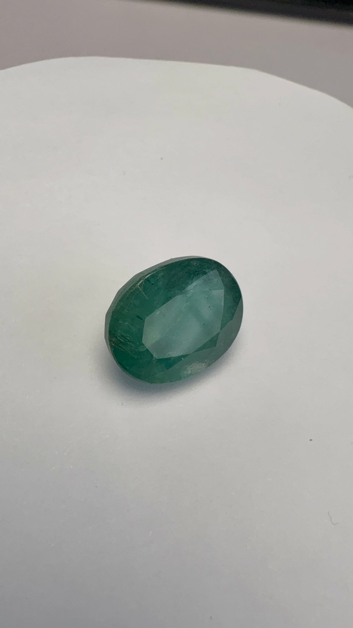 Emerald 8.42 carat EMER-40 front view