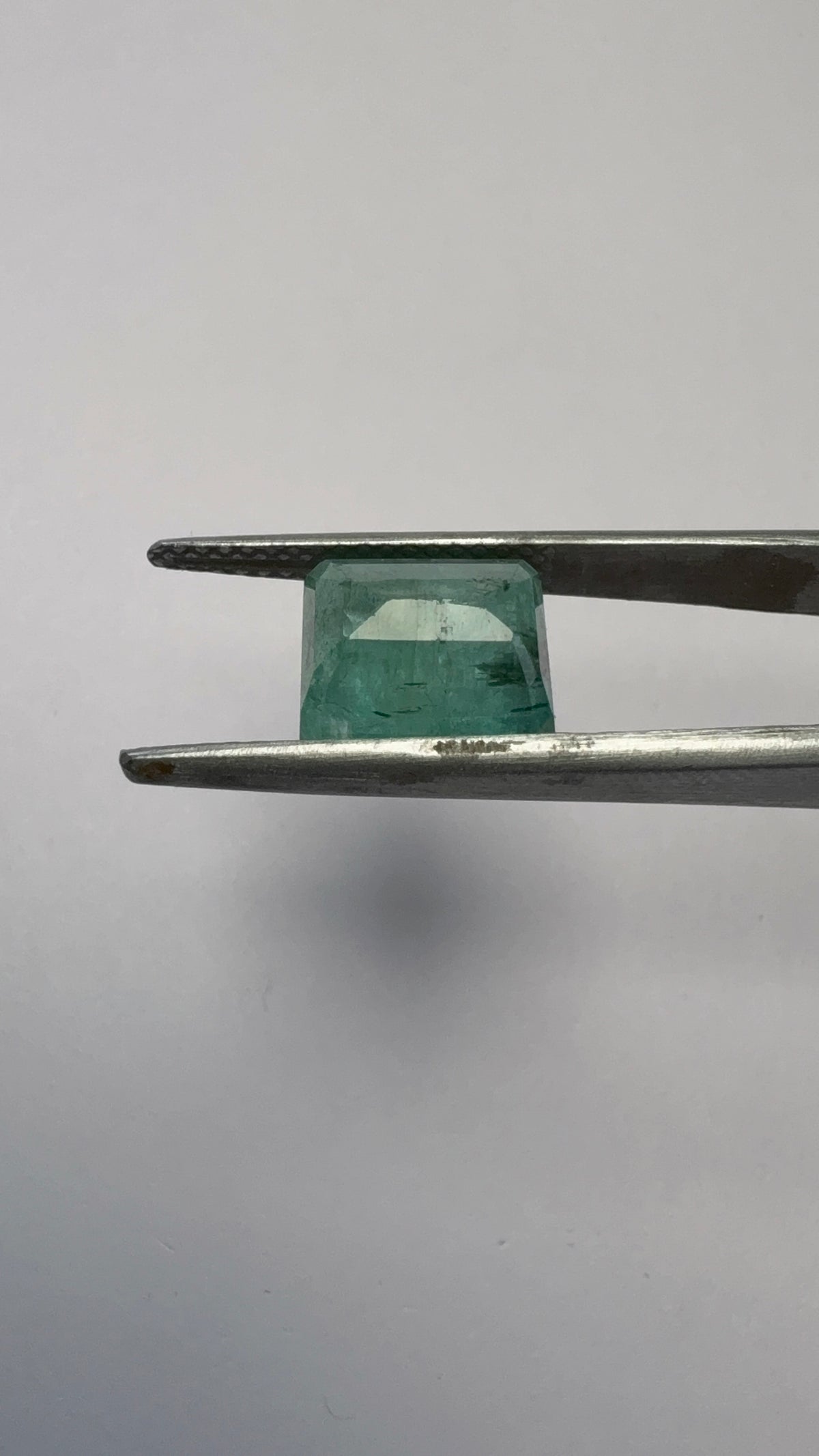 Emerald 8.27 carat EMER-41 reverse view