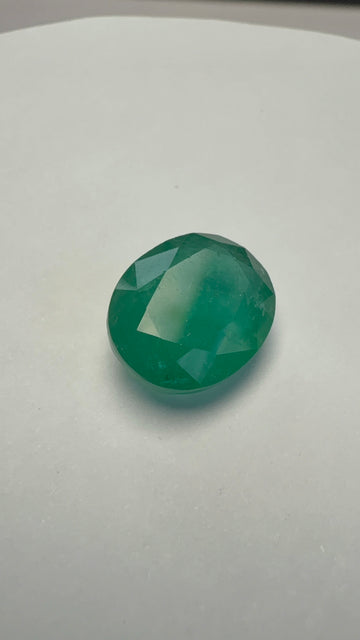 Emerald 5.73 carat EMER-44 front view
