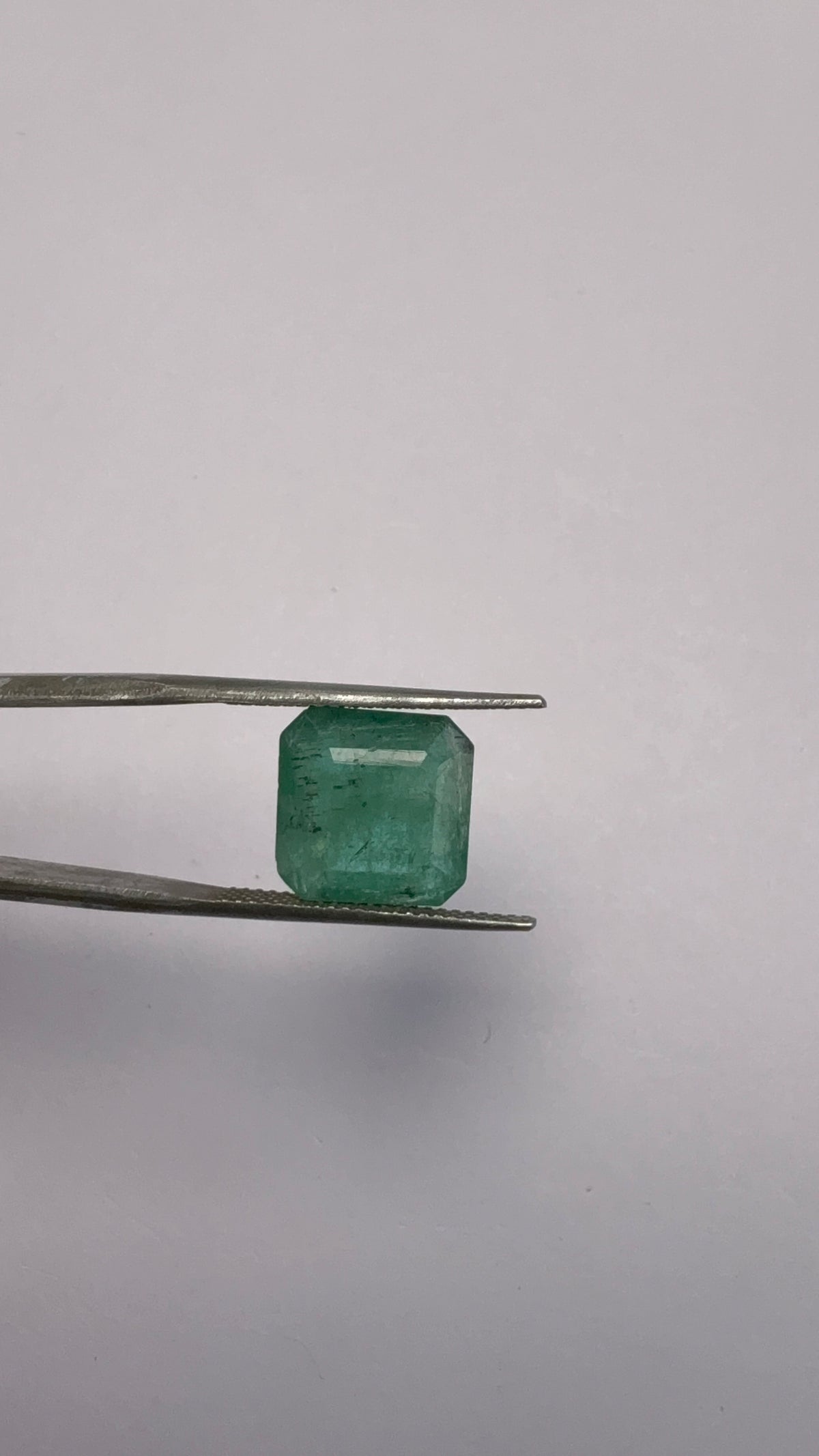 Emerald 5.38 carat EMER-55 angled view