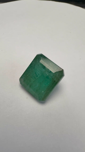 Emerald 6.76 carat EMER-64 front view