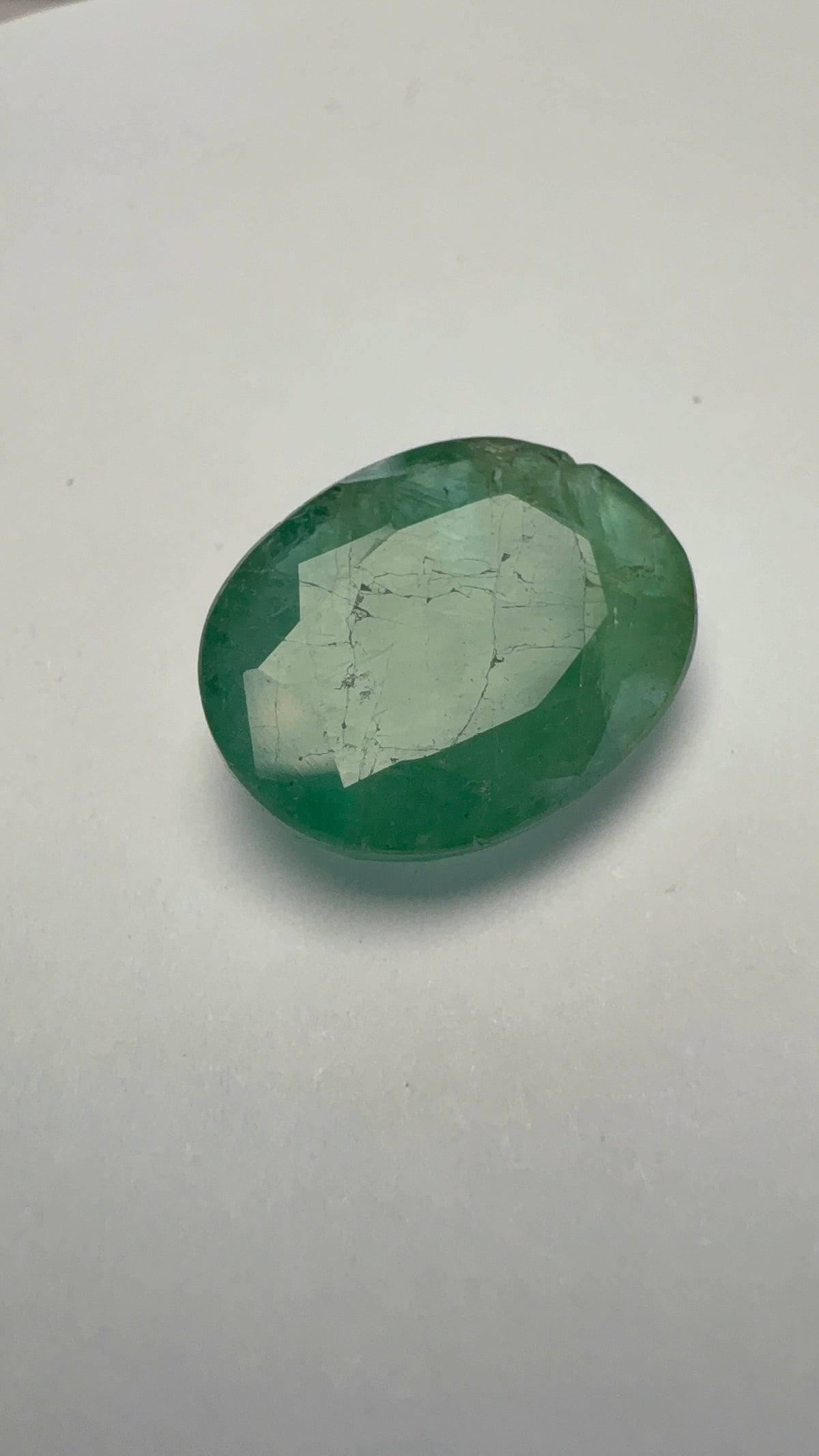 Emerald 5.64 carat EMER-66 front view