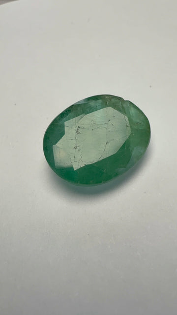 Emerald 5.64 carat EMER-66 front view
