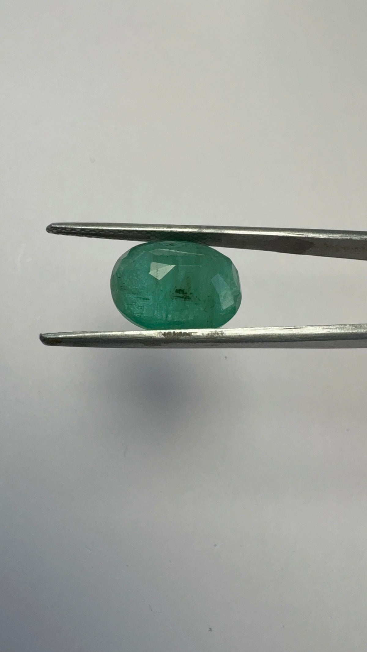 Emerald 8.24 carat EMER-75 reverse view