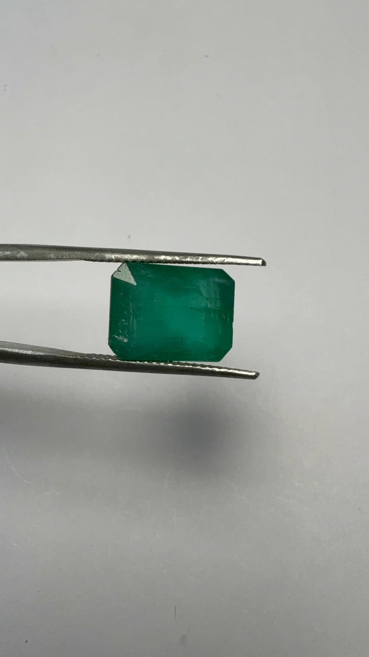 Emerald 6.62 carat EMER-80 angled view