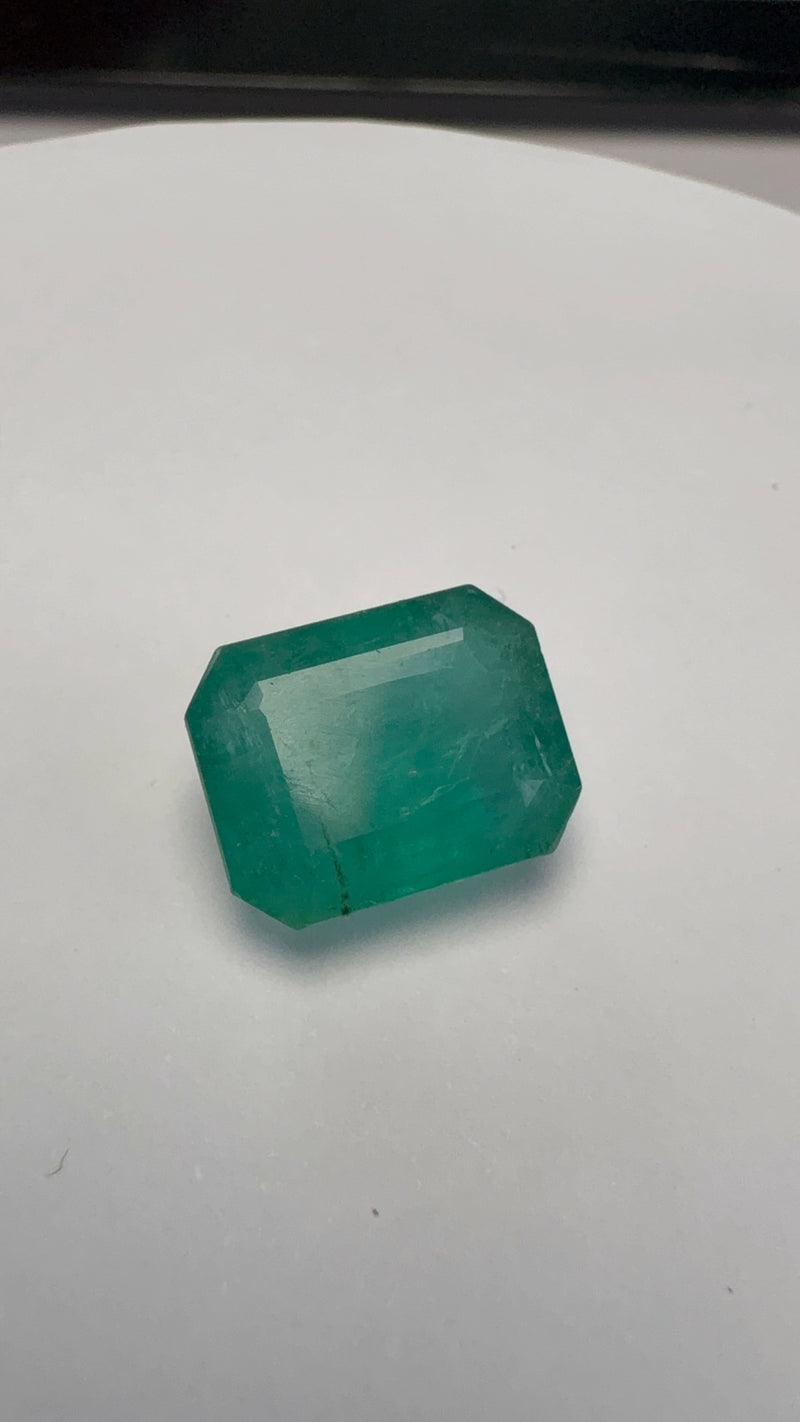 Emerald – 7.35 Carat – Zambia – Cut