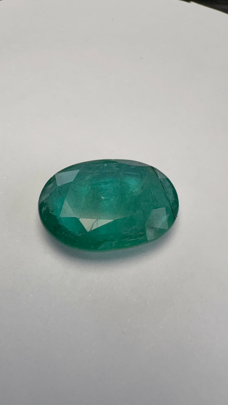 Emerald – 7.80 Carat – Zambia – Cushion