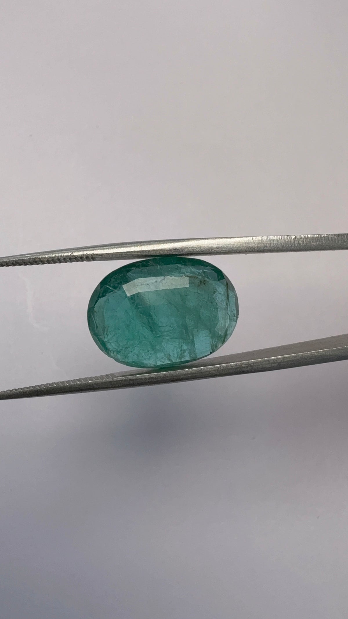 Emerald 7.80 carat EMER-84 angled view