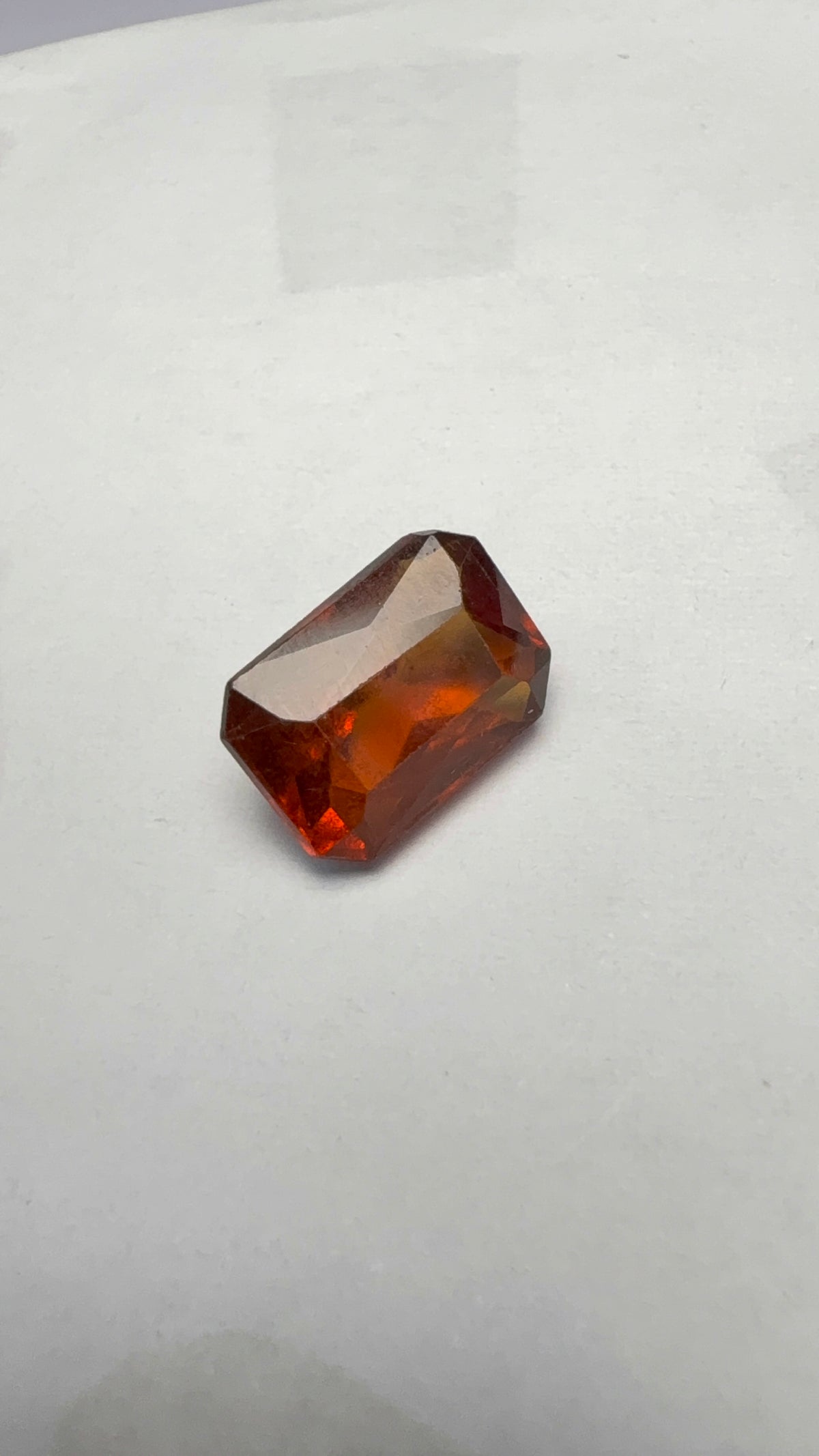 Hessonite (Gomed) 4.81 carat GOR-15 front view