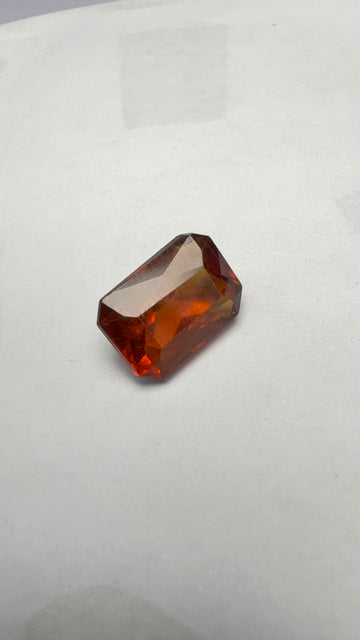 Hessonite (Gomed) 4.81 carat GOR-15 front view