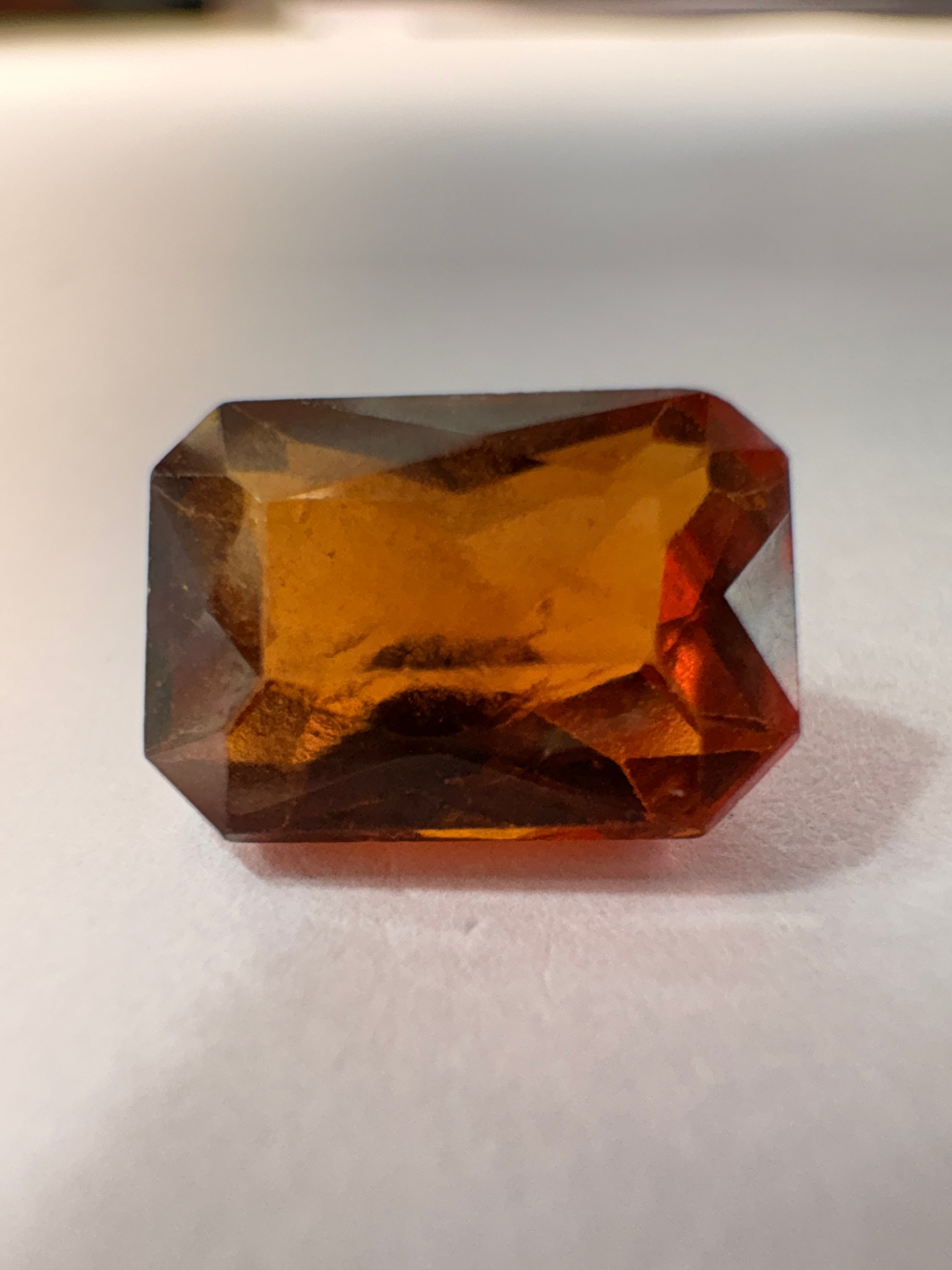 Hessonite (Gomed) 4.81 carat GOR-15 close view