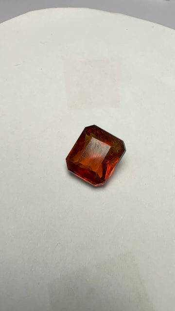 Hessonite (Gomed) 4.57 carat GOR-16 front view