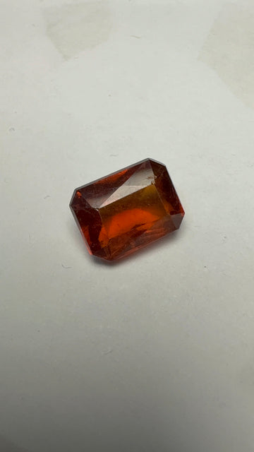 Hessonite (Gomed) 4.47 carat GOR-20 front view