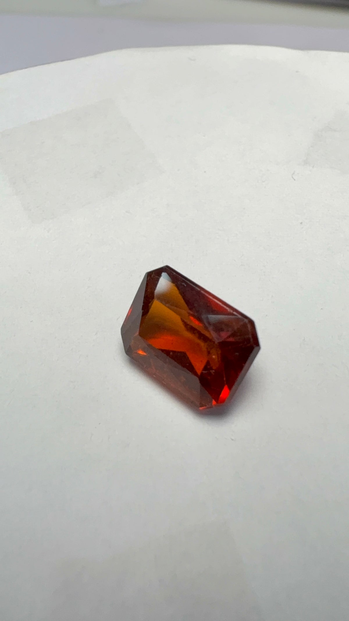 Hessonite (Gomed) 4.78 carat GOR-21 front view