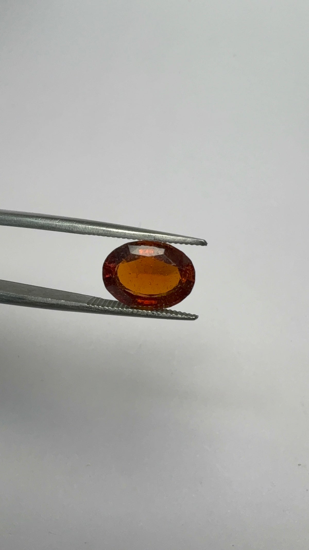 Hessonite (Gomed) 3.94 carat GOR-27 close view